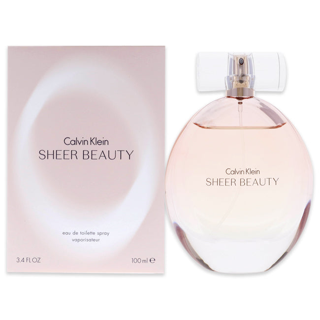 Calvin Klein Sheer Beauty by Calvin Klein for Women - 3.4 oz EDT Spray