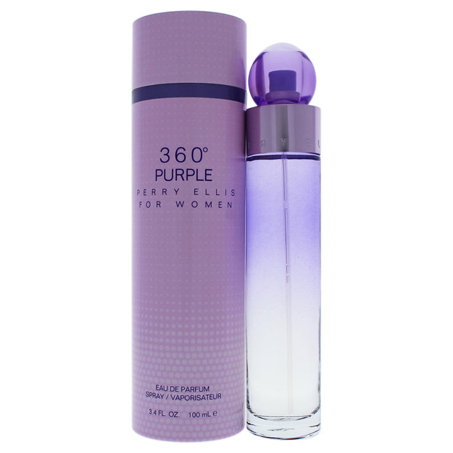 Perry Ellis 360 Purple by Perry Ellis for Women - 3.4 oz EDP Spray