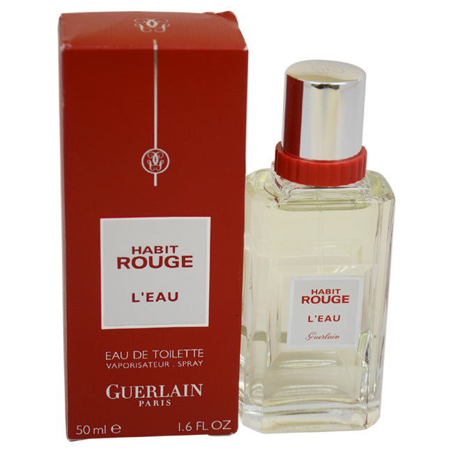 Guerlain Habit Rouge Leau by Guerlain for Women - 1.6 oz EDT Spray