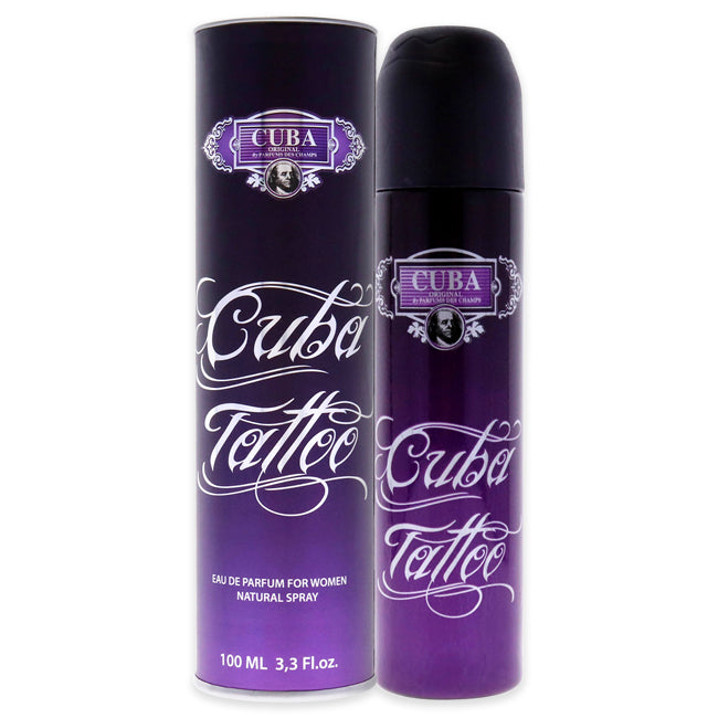 Cuba Cuba Tattoo by Cuba for Women - 3.3 oz EDP Spray