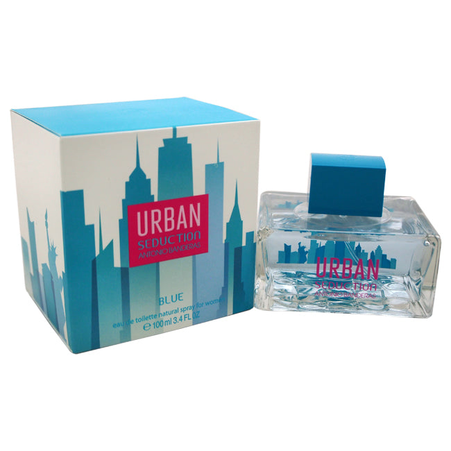 Antonio Banderas Urban Seduction Blue by Antonio Banderas for Women - 3.4 oz EDT Spray