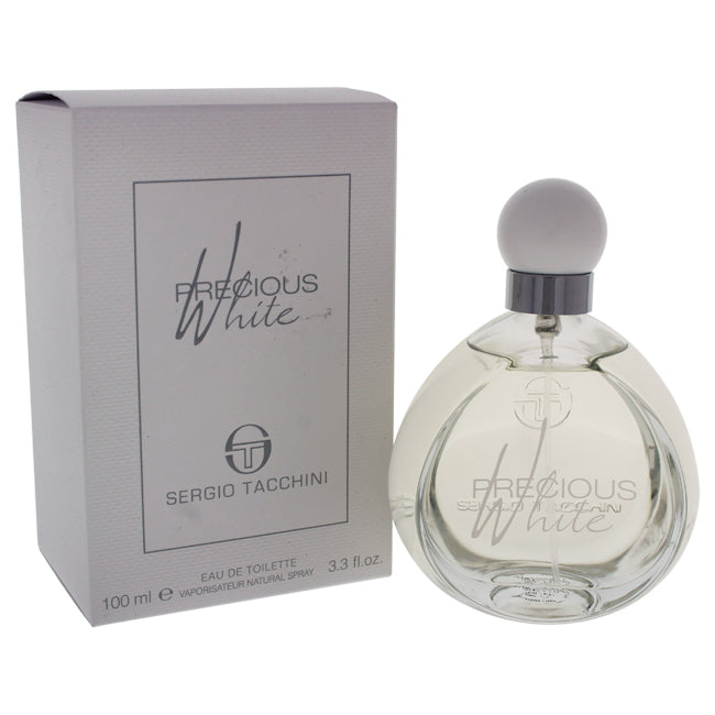 Sergio Tacchini Precious White by Sergio Tacchini for Women - 3.3 oz EDT Spray