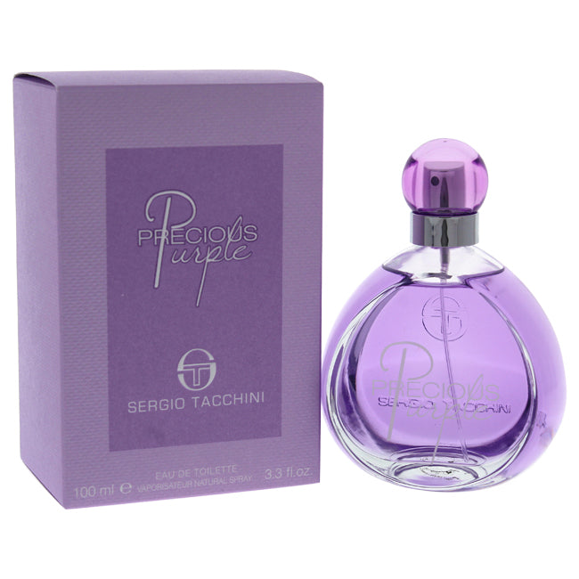 Sergio Tacchini Precious Purple by Sergio Tacchini for Women - 3.3 oz EDT Spray