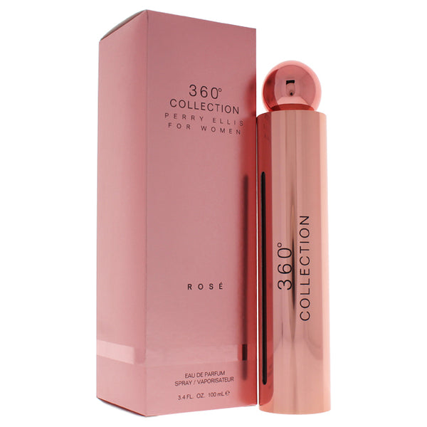 Perry Ellis 360 Collection Rose by Perry Ellis for Women - 3.4 oz EDP Spray