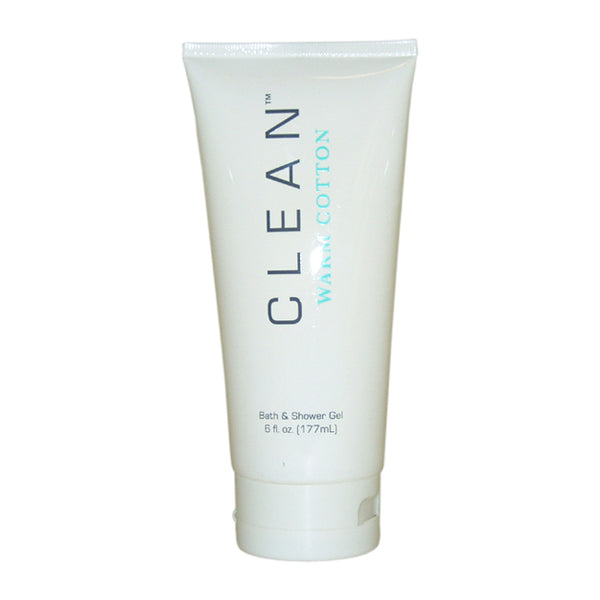 Clean Clean Warm Cotton by Clean for Women - 6 oz Bath & Shower Gel