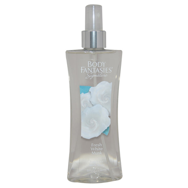 Body Fantasies Signature Fresh White Musk Fragrance Body Spray by Body Fantasies for Women - 8 oz Body Spray