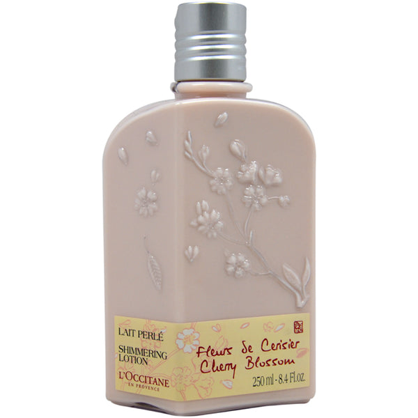 LOccitane Cherry Blossom Shimmering Lotion by LOccitane for Women - 8.4 oz Body Lotion