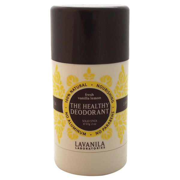 Lavanila The Healthy Deodorant - Fresh Vanilla Lemon by Lavanila for Women - 2 oz Deodorant Stick