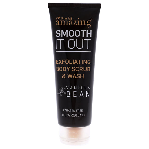 You Are Amazing Exfoliating Body Scrub and Wash - Vanilla Bean by You Are Amazing for Women - 8 oz Scrub