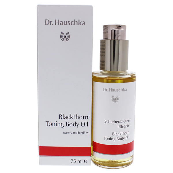 Dr. Hauschka Blackthorn Toning Body Oil by Dr. Hauschka for Women - 2.5 oz Body Oil