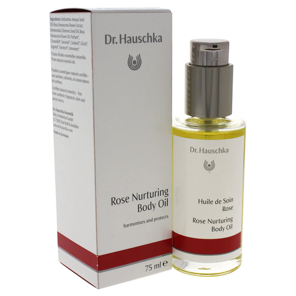 Dr. Hauschka Rose Nurturing Body Oil by Dr. Hauschka for Women - 2.5 oz Body Oil