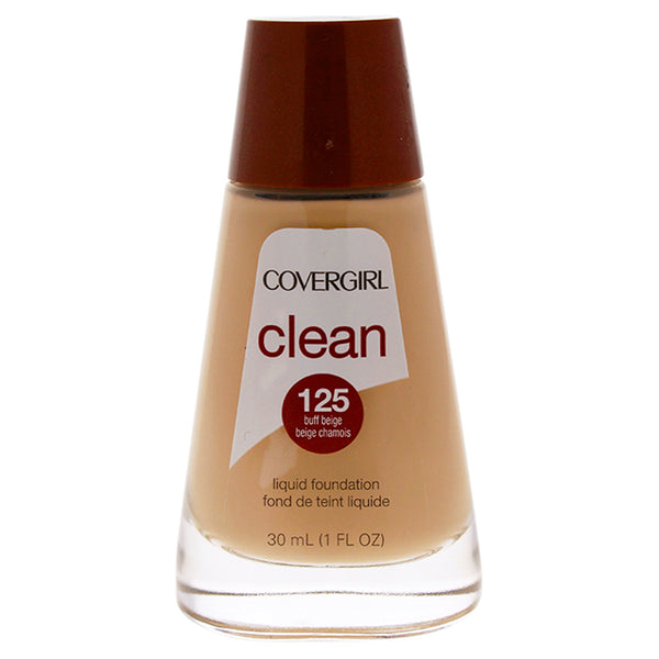 CoverGirl Clean Liquid Foundation - # 125 Buff Beige by CoverGirl for Women - 1 oz Foundation