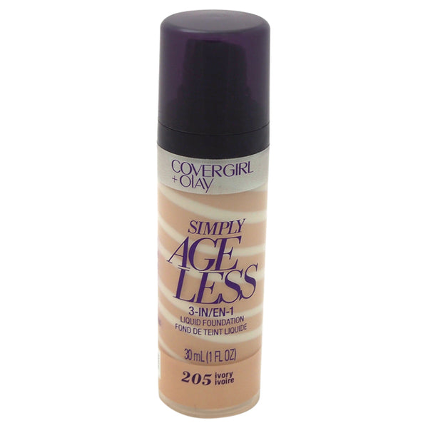 CoverGirl CoverGirl + Olay Simply Ageless 3-in-1 Liquid Foundation - # 205 Ivory by CoverGirl for Women - 1 oz Foundation