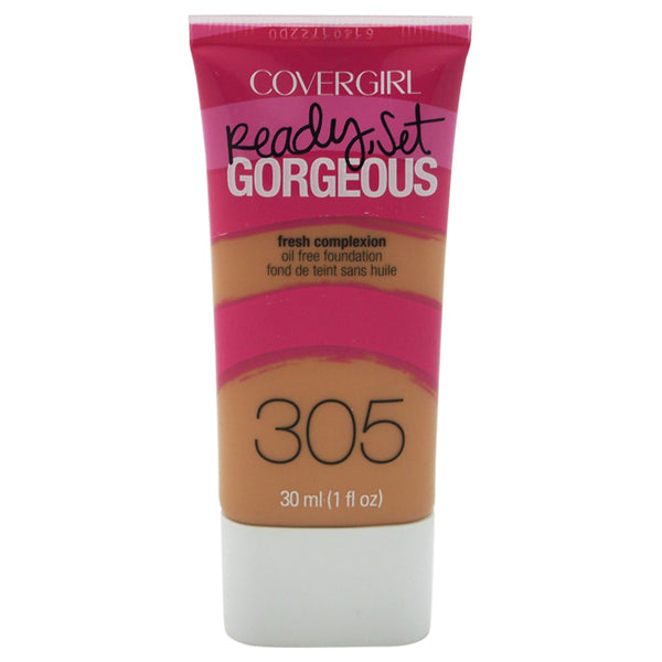 CoverGirl Ready Set Gorgeous Foundation - # 305 Golden Tan by CoverGirl for Women - 1 oz Foundation