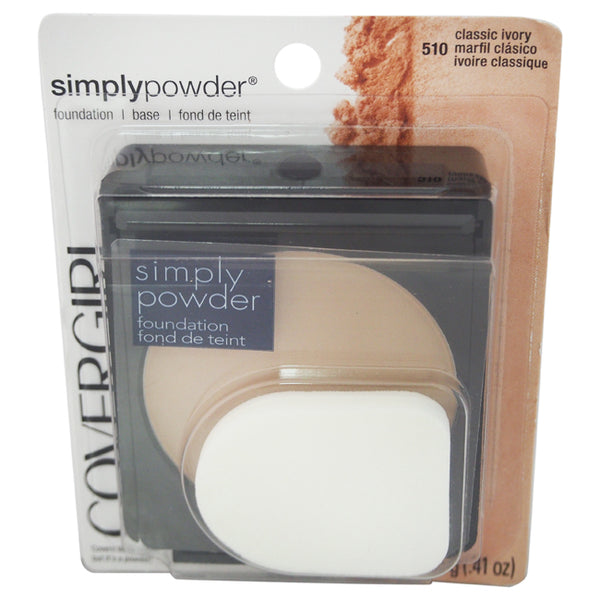 CoverGirl Simply Powder Foundation - # 510 Classic Ivory by CoverGirl for Women - 0.41 oz Foundation