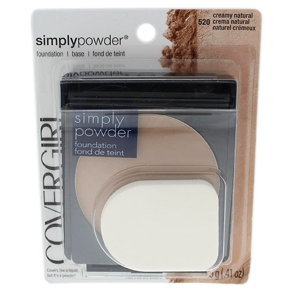 CoverGirl Simply Powder Foundation - # 520 Creamy Natural by CoverGirl for Women - 0.41 oz Foundation
