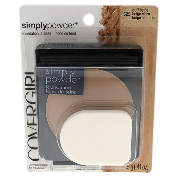 CoverGirl Simply Powder Foundation - # 525 Buff Beige by CoverGirl for Women - 0.41 oz Foundation
