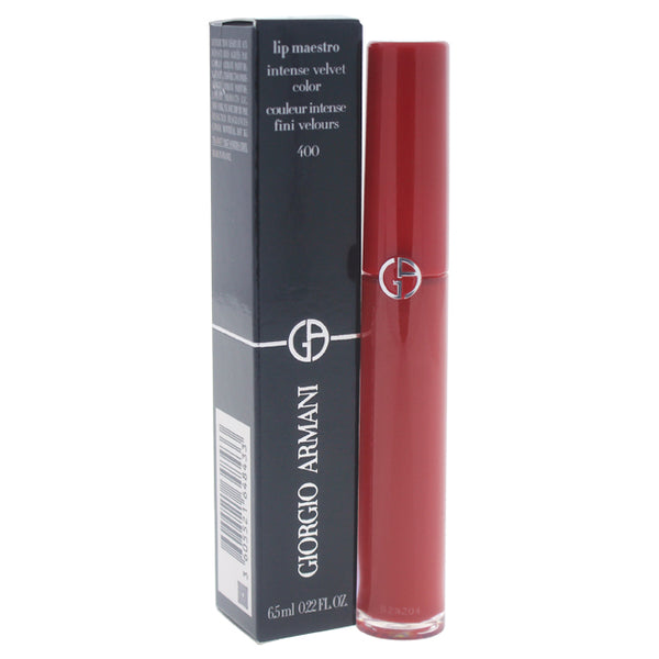 Giorgio Armani Lip Maestro Intense Velvet Color - 400 The Red by Giorgio Armani for Women - 0.22 oz Lipstick