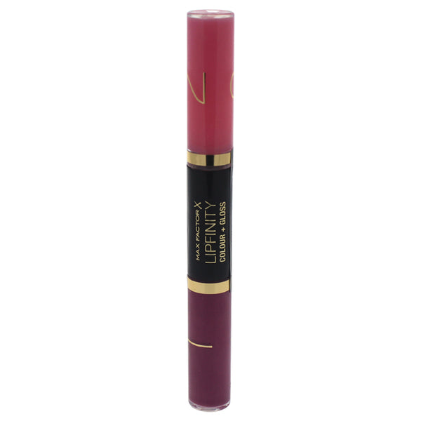 Max Factor Lipfinity Colour and Gloss - 650 Lingering Pink by Max Factor for Women - 2 x 3 ml Lip Gloss