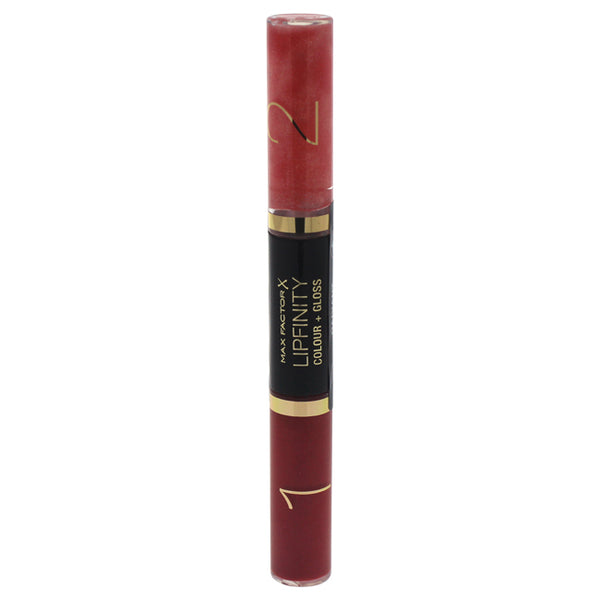 Max Factor Lipfinity Colour and Gloss - 560 Radiant Red by Max Factor for Women - 2 x 3 ml Lip Gloss