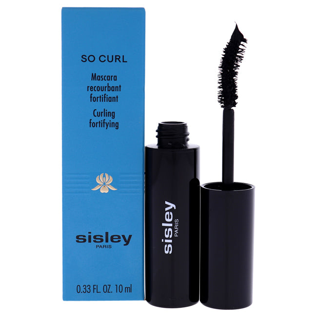 Sisley So Curl Curling Fortifying Mascara - 01 Deep Black by Sisley for Women - 0.33 oz Mascara