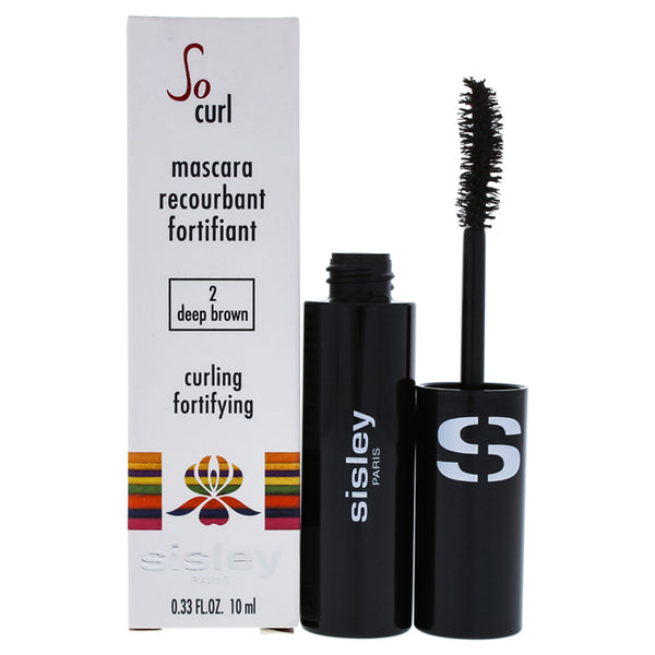 Sisley So Curl Curling Fortifying Mascara - # 02 Deep Brown by Sisley for Women - 0.33 oz Mascara