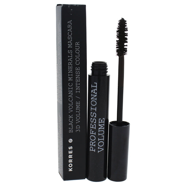 Korres Black Volcanic Minerals Mascara 3D Volume - # 02 Brown by Korres for Women - 0.27 oz Mascara