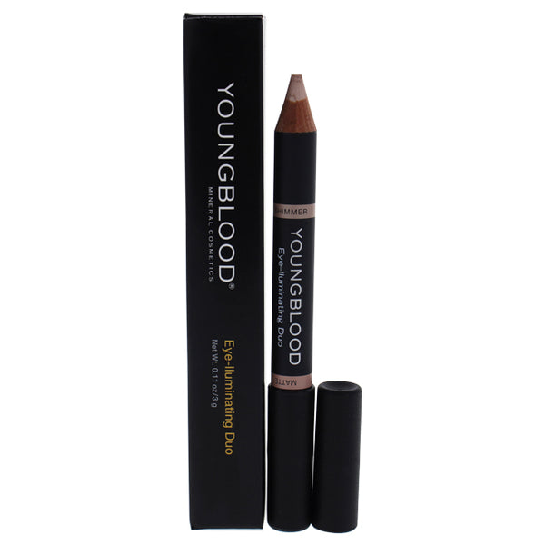 Youngblood Eye-lluminating Duo Pencil - Shimmer-Matte by Youngblood for Women - 0.1 oz Eyeshadow and Highlighter
