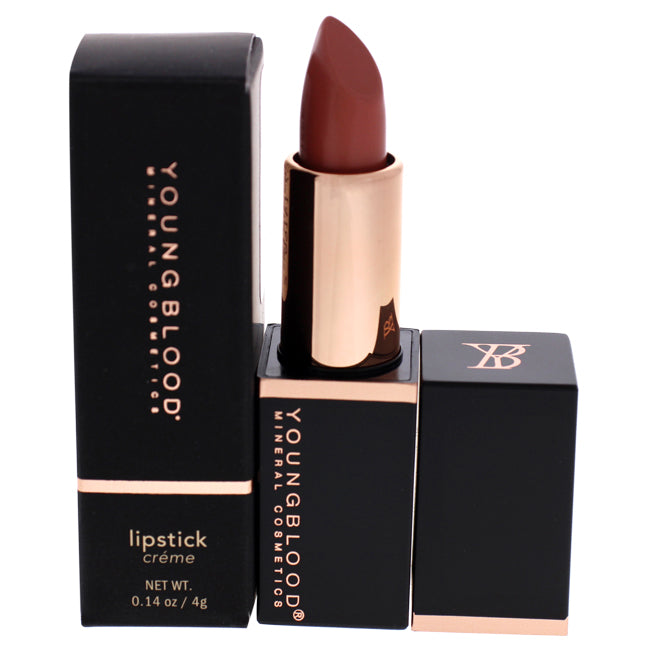 Youngblood Mineral Creme Lipstick - Blushin Nude by Youngblood for Women - 0.14 oz Lipstick
