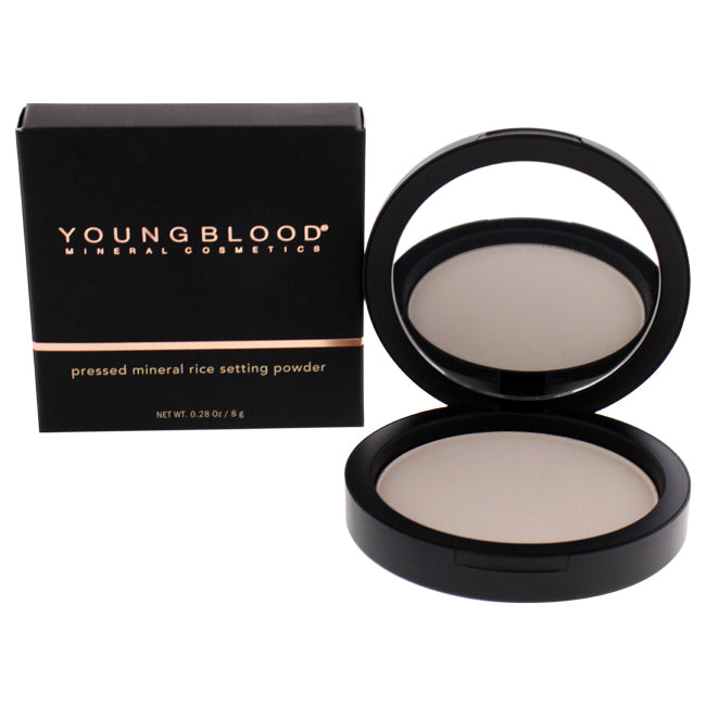 Youngblood Pressed Mineral Rice Setting Powder - Light by Youngblood for Women - 0.28 oz Powder