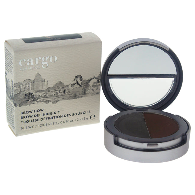 Cargo Brow Defining Kit - Medium by Cargo for Women - 2 x 0.46 oz Brow Definer & Brow Finish Powder