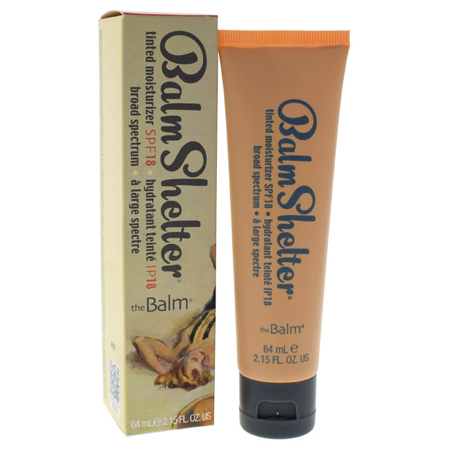 the Balm BalmShelter Tinted Moisturizer SPF 18 - Dark by the Balm for Women - 2.15 oz Makeup