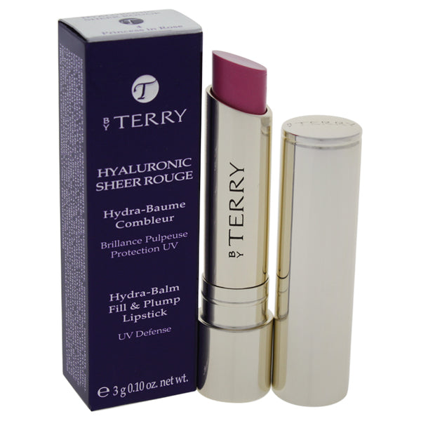 By Terry Hyaluronic Sheer Rouge Hydra-Balm Fill & Plump Lipstick - # 4 Princess In Rose by By Terry for Women - 0.1 oz Lipstick