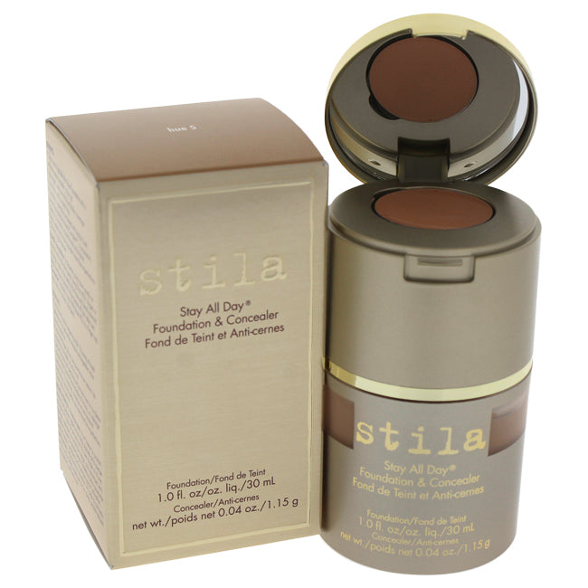 Stila Stay All Day Foundation & Concealer - # 5 Hue by Stila for Women - 1 oz Makeup