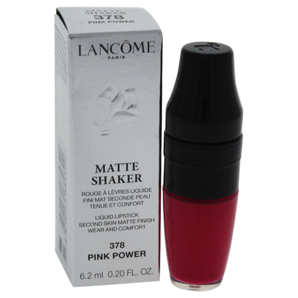 Lancome Matte Shaker Liquid Lipstick - # 378 Pink Power by Lancome for Women - 0.2 oz Lipstick