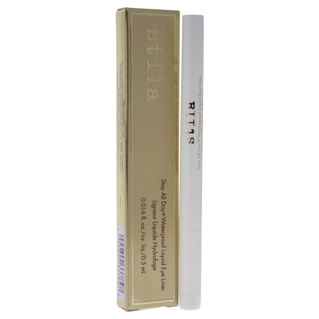 Stila Stay All Day Waterproof Liquid Eye Liner - Snow by Stila for Women - 0.016 oz Eyeliner