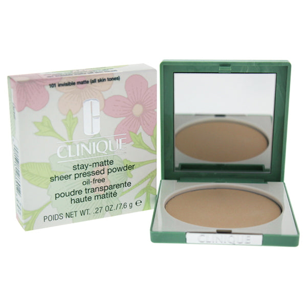 Clinique Stay-Matte Sheer Pressed Powder - 101 Invisible Matte by Clinique for Women - 0.27 oz Powder