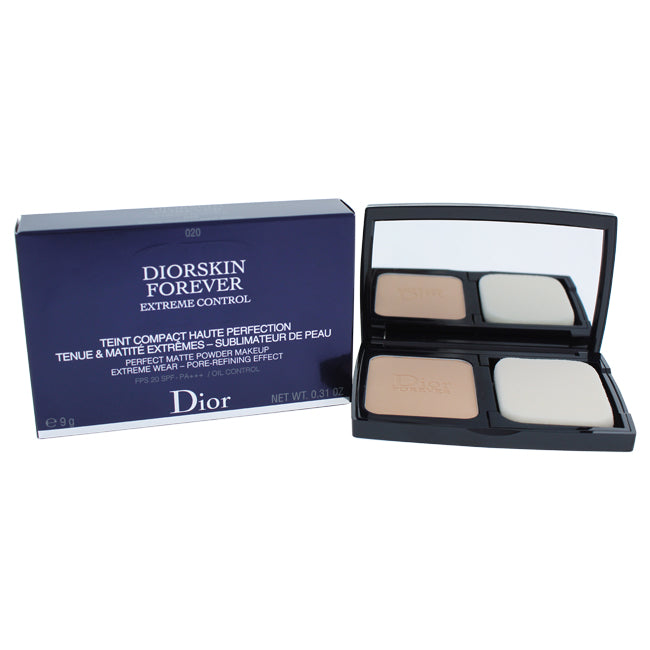 Christian Dior Diorskin Forever Extreme Control Matte Powder Makeup SPF 20 - # 020 Light Beige by Christian Dior for Women - 0.31 oz Foundation