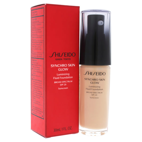 Shiseido Synchro Skin Glow Luminizing Fluid Foundation SPF 20 - 03 Neutral by Shiseido for Women - 1 oz Foundation