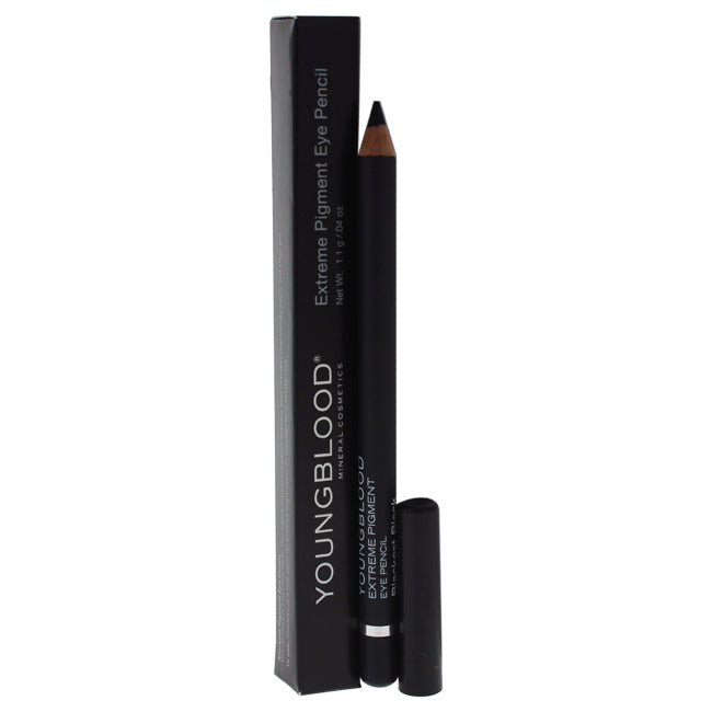 Youngblood Extreme Pigment Eye Pencil - Blackest Black by Youngblood for Women - 0.04 oz Eye Pencil