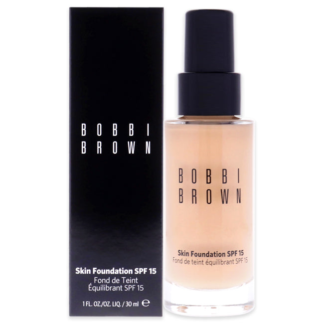 Bobbi Brown Skin Foundation SPF 15 - 3.5 Warm Beige by Bobbi Brown for Women - 1 oz Foundation