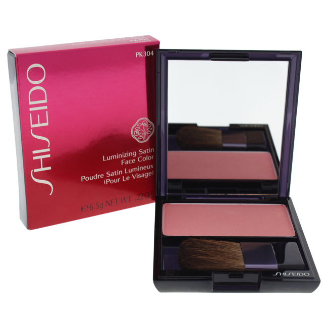 Shiseido Luminizing Satin Face Color - # PK304 Carnation by Shiseido for Women - 0.22 oz Blush