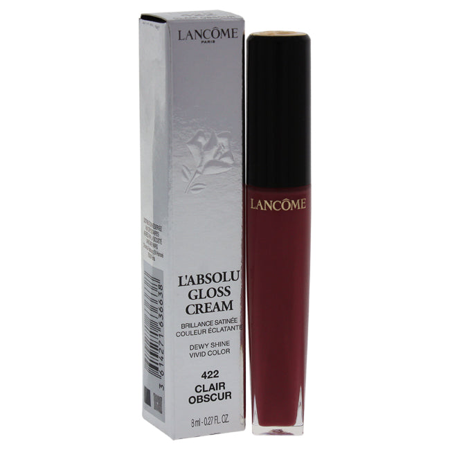 Lancome LAbsolu Gloss Cream Lip Gloss - # 422 Clair Obscur by Lancome for Women - 0.27 oz Lip Gloss