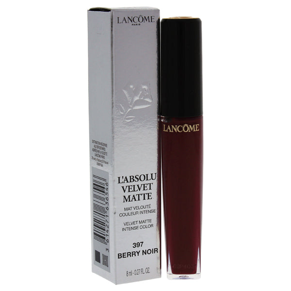 Lancome LAbsolu Velvet Matte Lip Gloss - # 397 Berry Noir by Lancome for Women - 0.27 oz Lip Gloss