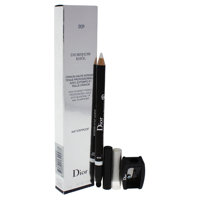 Christian Dior Diorshow Khol Pencil Waterproof With Sharpener - # 009 White Khol by Christian Dior for Women - 2 Pc Eyeliner