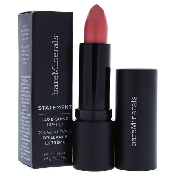 bareMinerals Statement Luxe-Shine Lipstick - Tease by bareMinerals for Women - 0.12 oz Lipstick