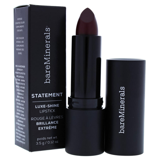 bareMinerals Statement Luxe-Shine Lipstick - NSFW by bareMinerals for Women - 0.12 oz Lipstick