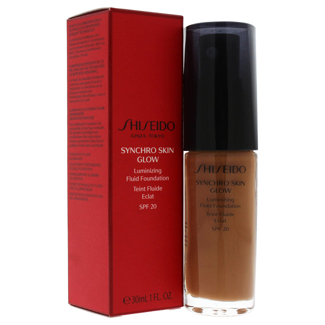 Shiseido Synchro Skin Glow Luminizing Fluid Foundation SPF 20 - # 06 Golden by Shiseido for Women - 1 oz Foundation