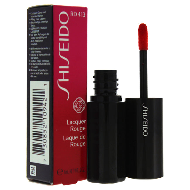 Shiseido Lacquer Rouge - # RD413 Sanguine by Shiseido for Women - 0.2 oz Lip Gloss