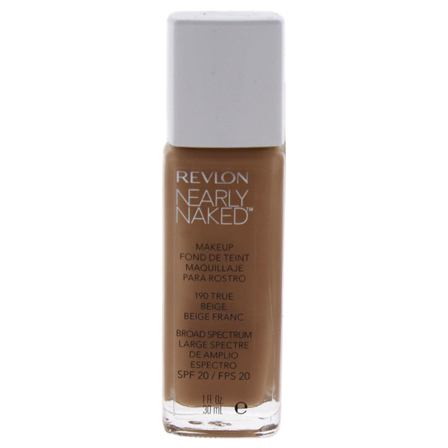 Revlon Nearly Naked Makeup SPF 20 - # 190 True Beige by Revlon for Women - 1 oz Foundation